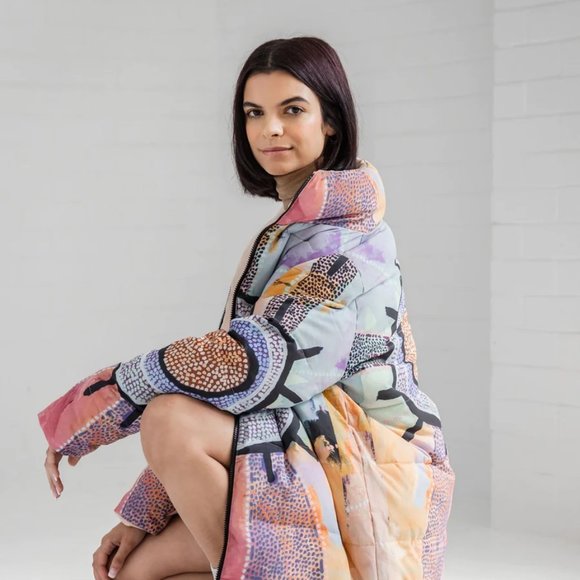Jackets & Blazers - Unreal Fur Awari Puffer Coat NWT size SMALL